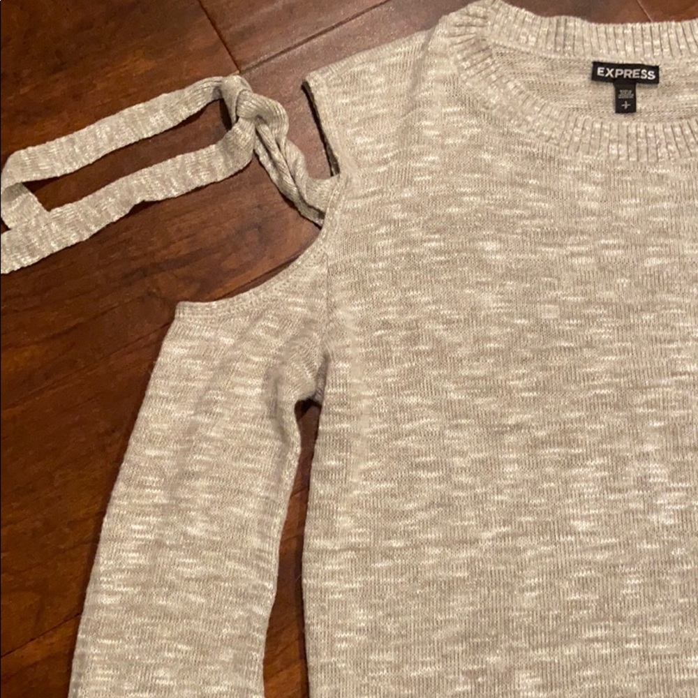 Express Open Shoulder Sweater